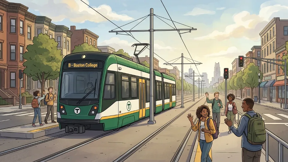 Boston Green Line Clears Blockage, Service Restored
