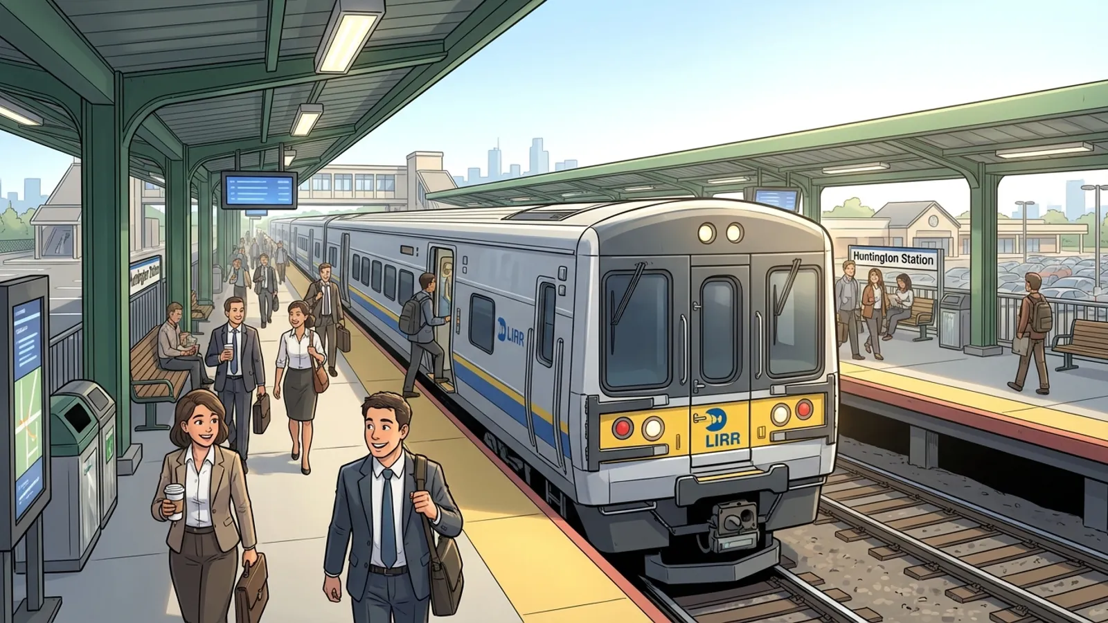 LIRR Opens Doors to Riders at Huntington Event