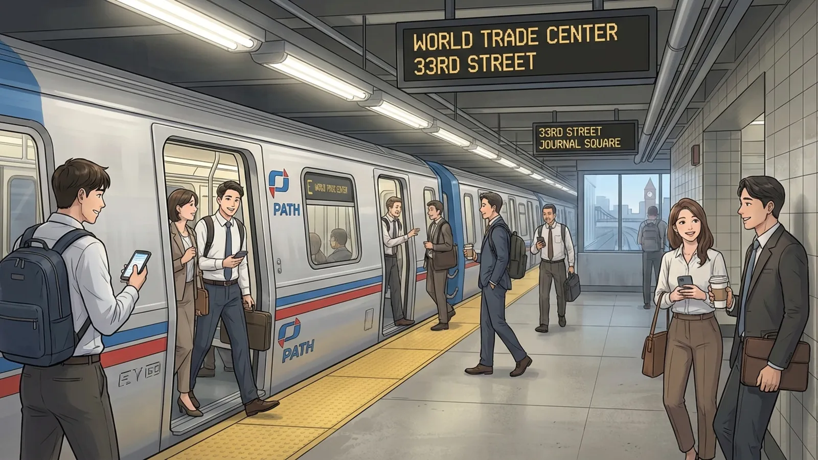 Newark, Harrison Stations Return to Normal Service