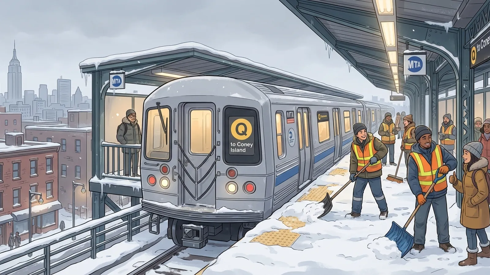 NYC Transit Recovers After Historic Snowfall