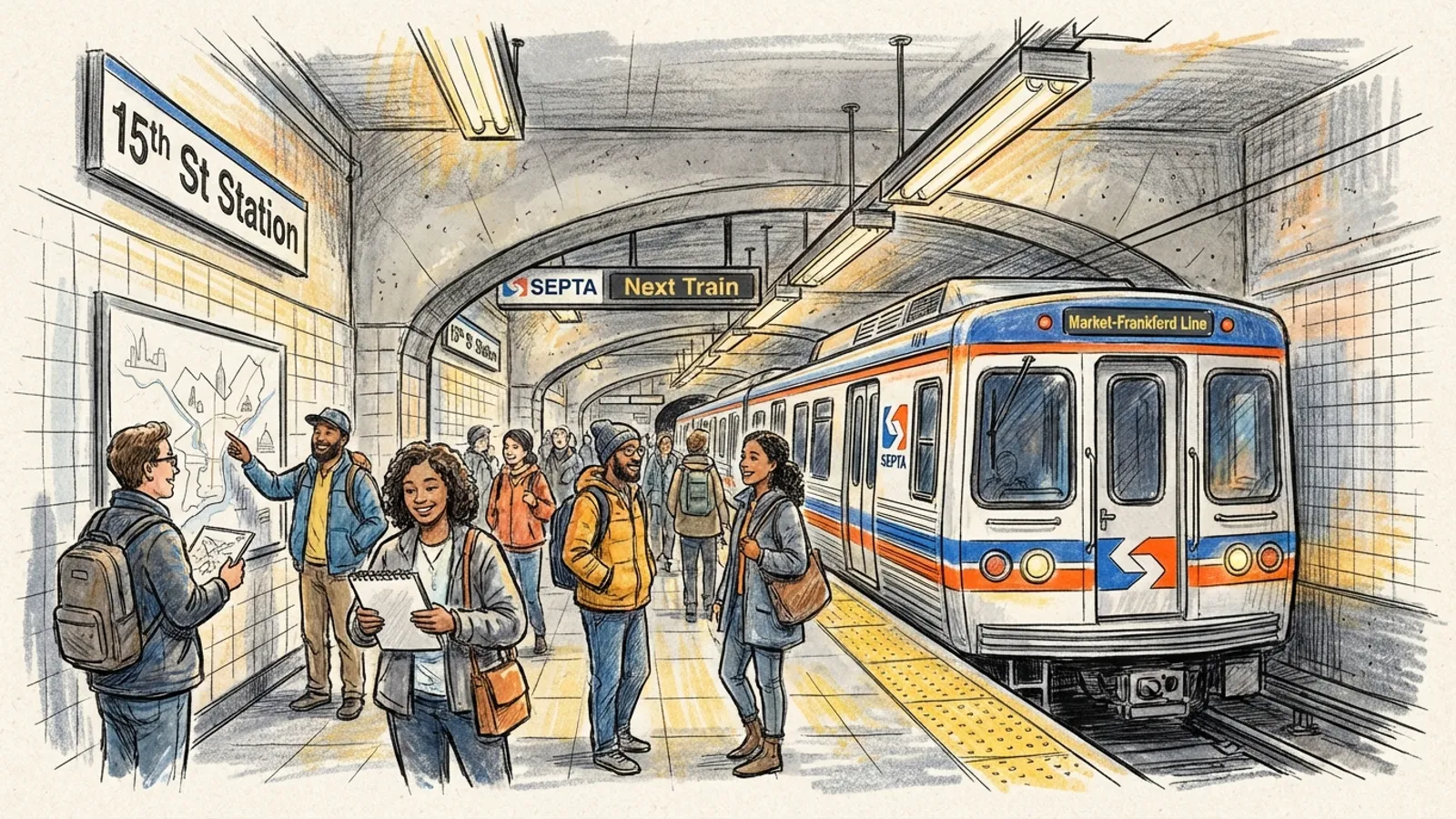 Philadelphia Train Skips Stops to Restore Service