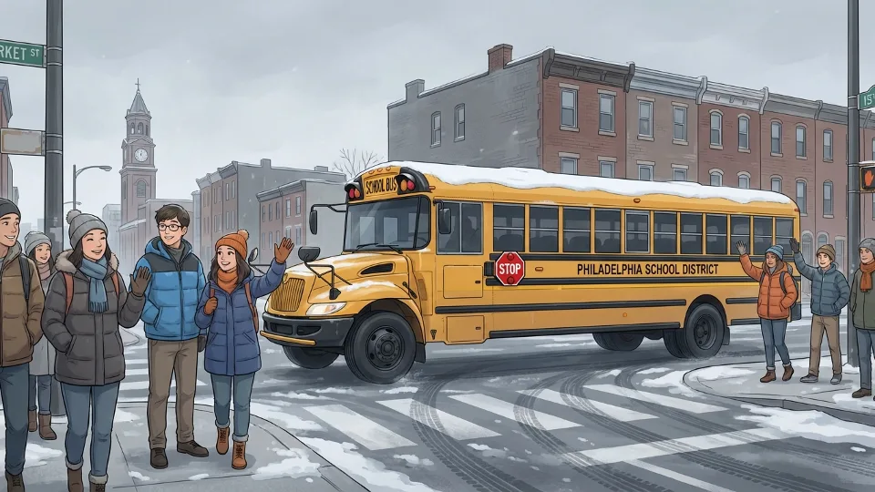 Philadelphia Schools Adapt After Storm — Back Soon