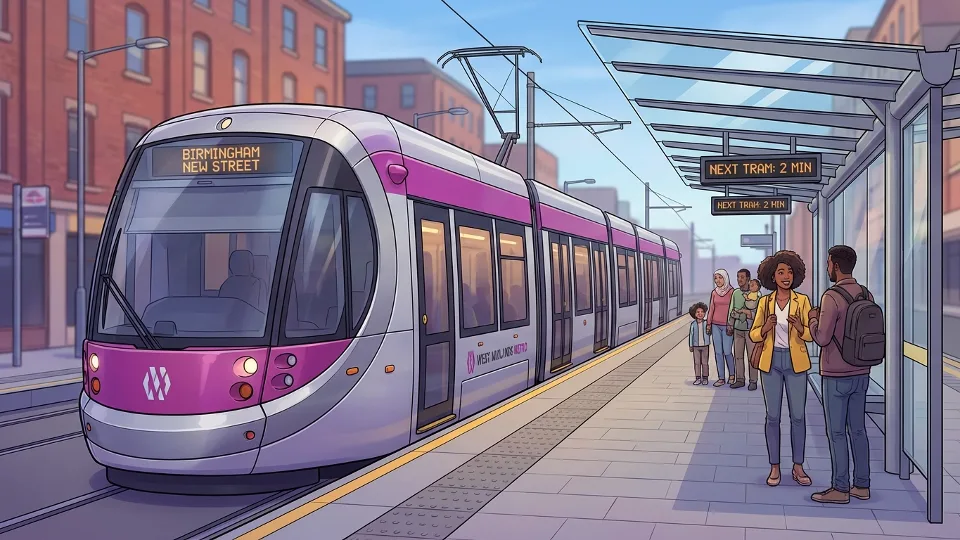 West Midlands Works to Restore Tram Service