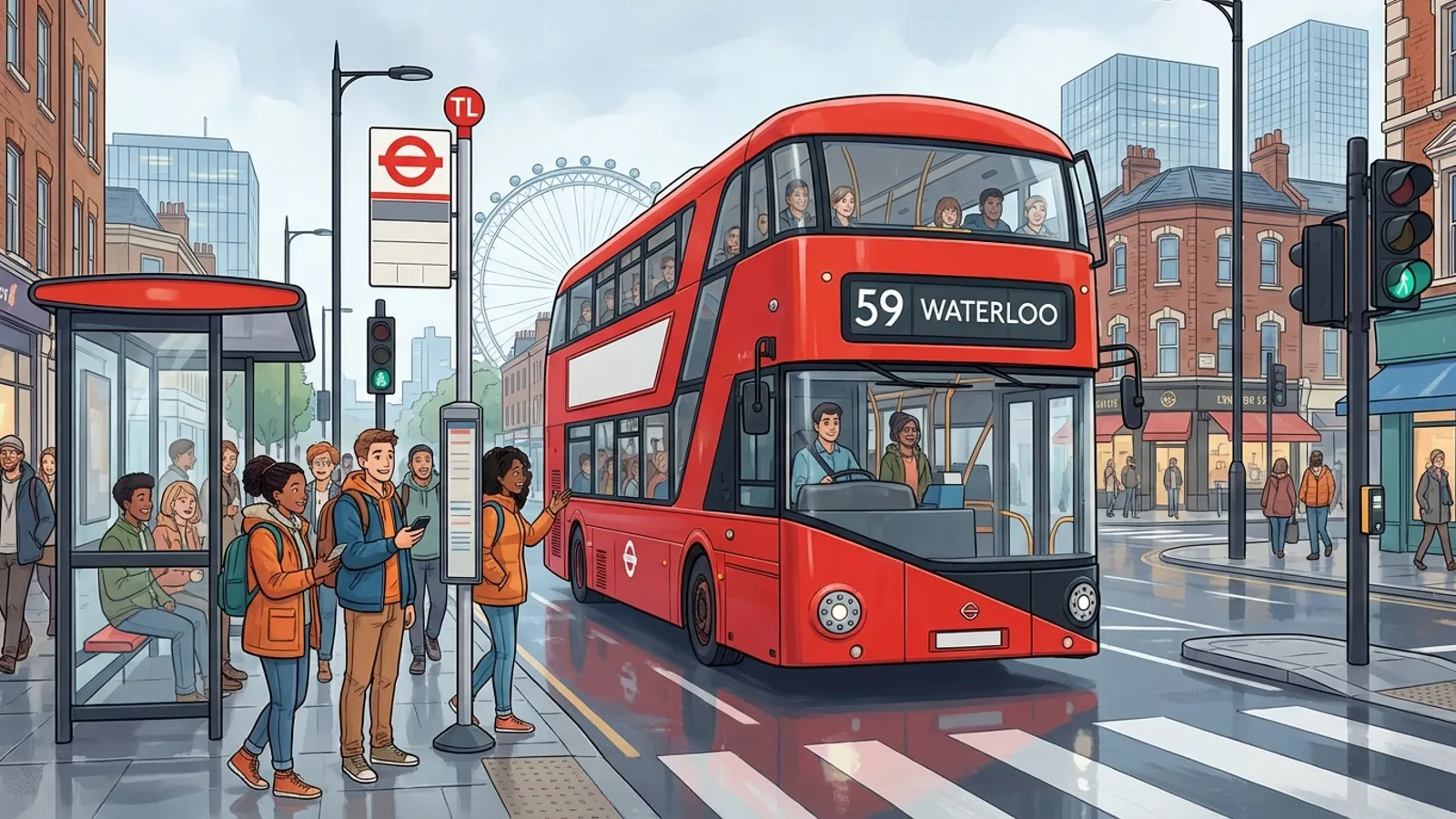 London C10 Bus Adapts Route for Essential Gas Work
