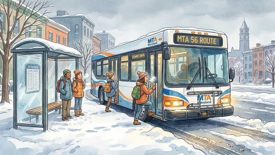 Maryland Transit Adapts to Winter Weather