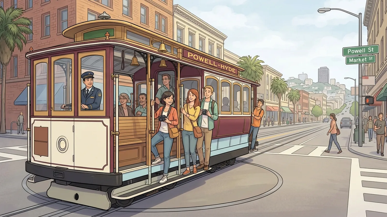 SF Cable Car Back on Track After Quick Fix