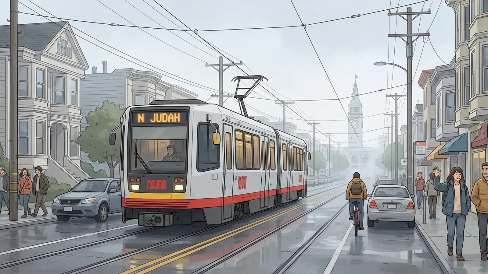 SF N Judah Resumes After Track Blockage Cleared