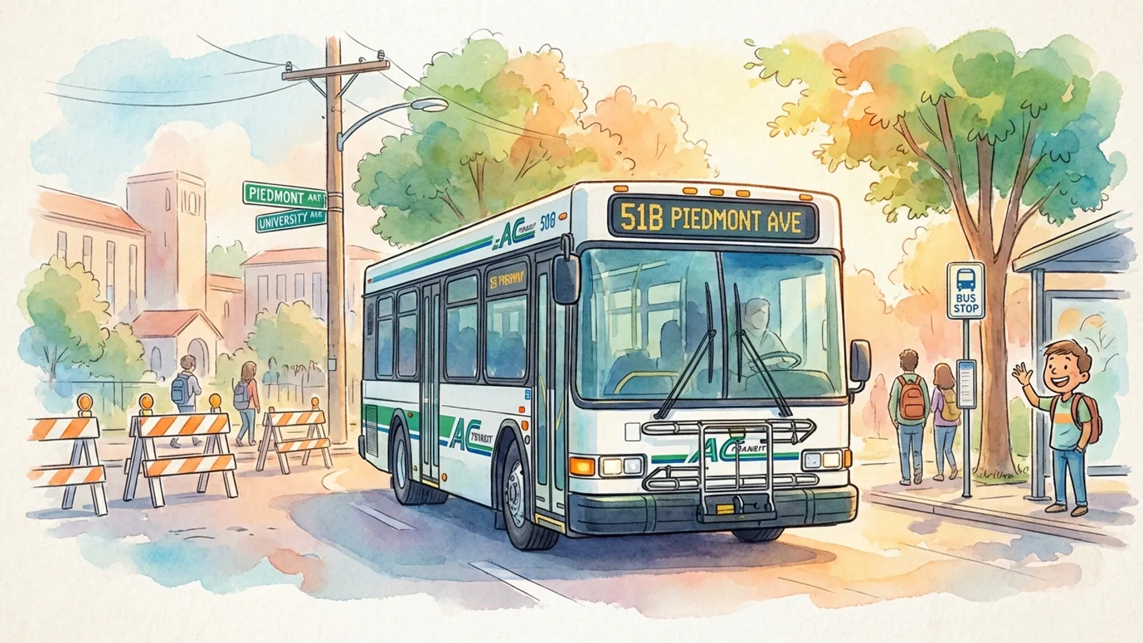 SF Bay Lines 52, F Adapt for Berkeley Construction