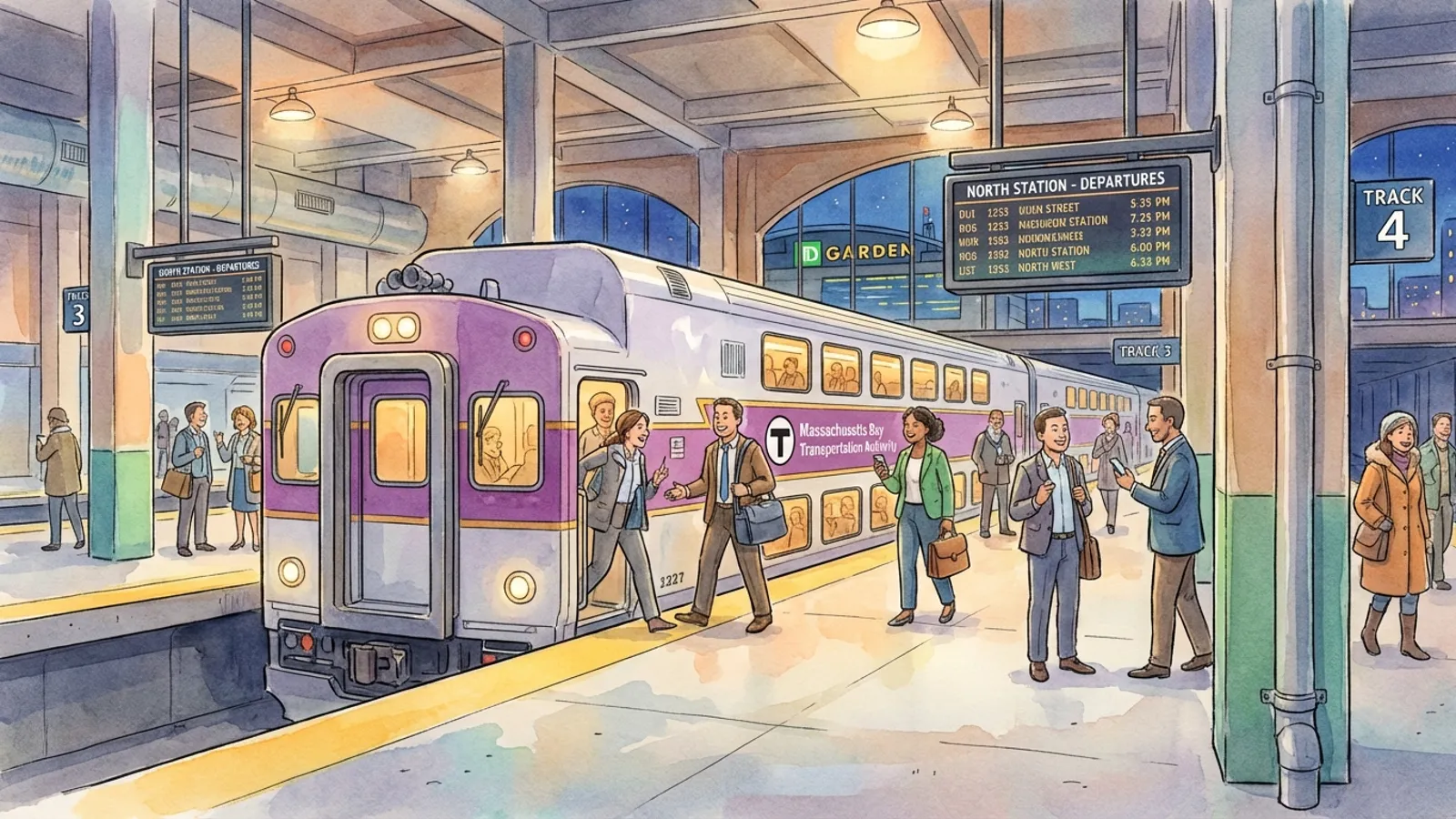 Boston Train Cancelled — Riders Rerouted Smoothly