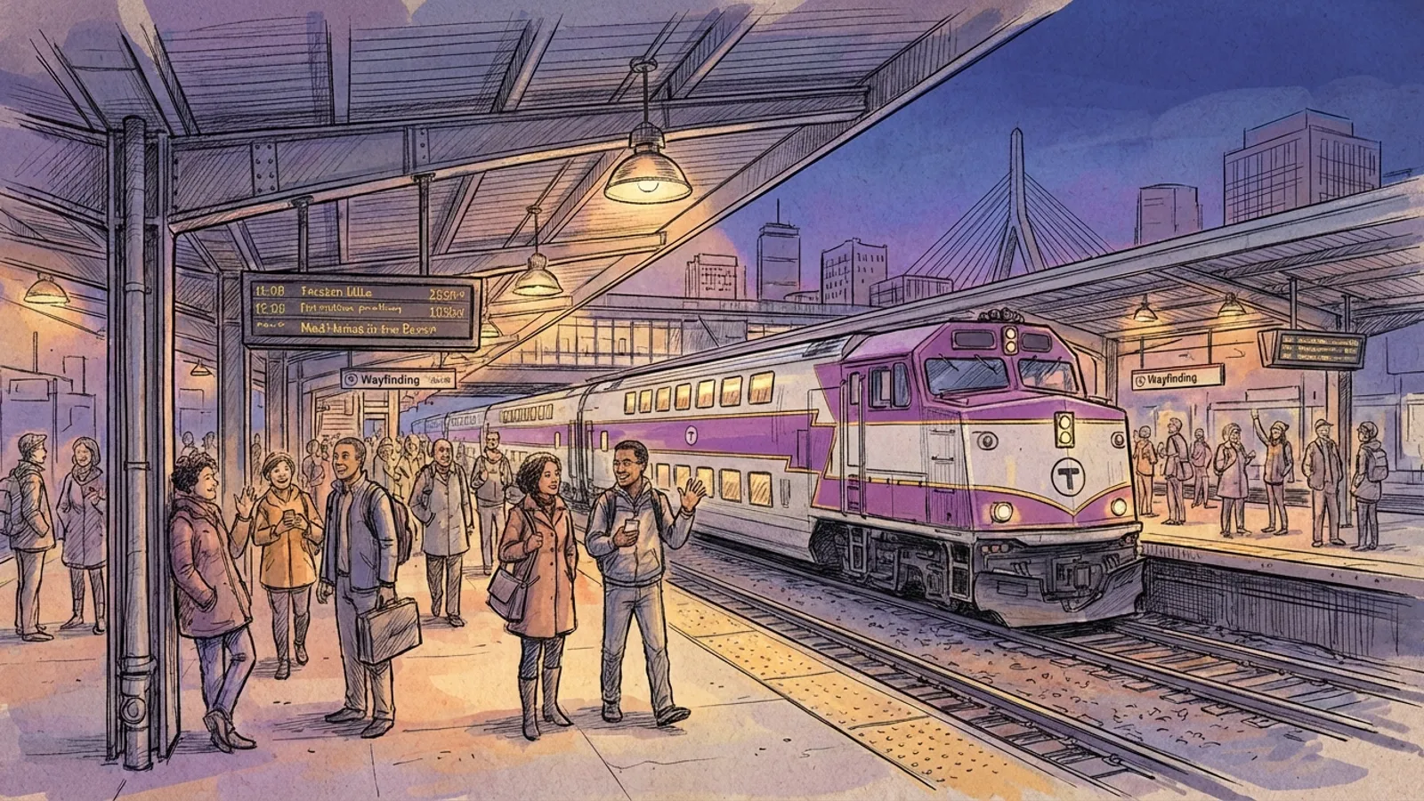 Boston Train Cancelled — Riders Find New Route Home