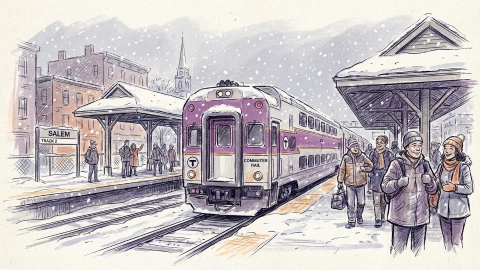 Boston MBTA Adapts Commuter Rail for Winter Storm