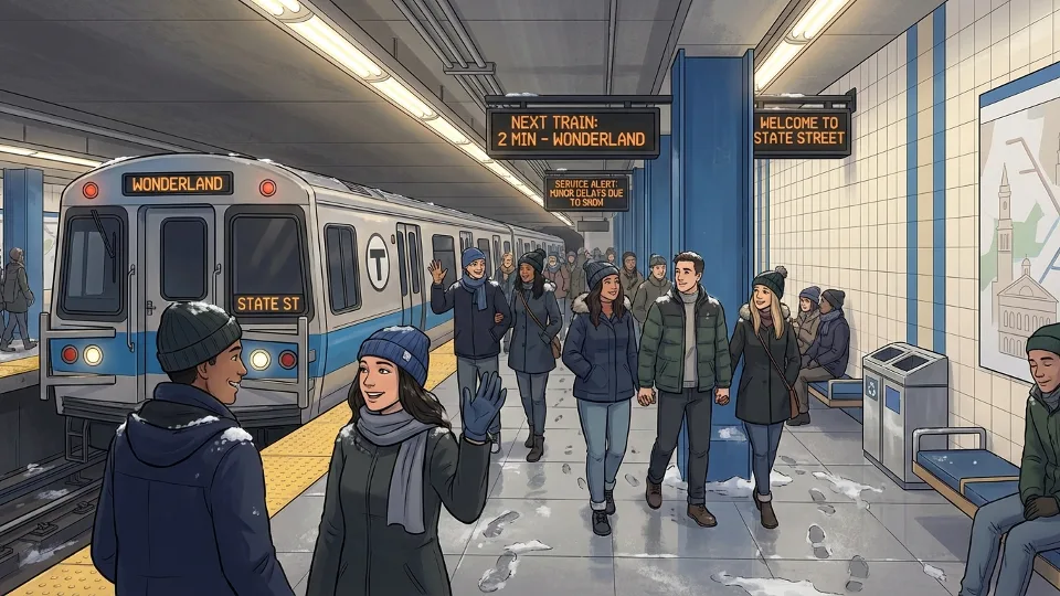 Boston Blue Line Maintenance Adapts to Winter Conditions