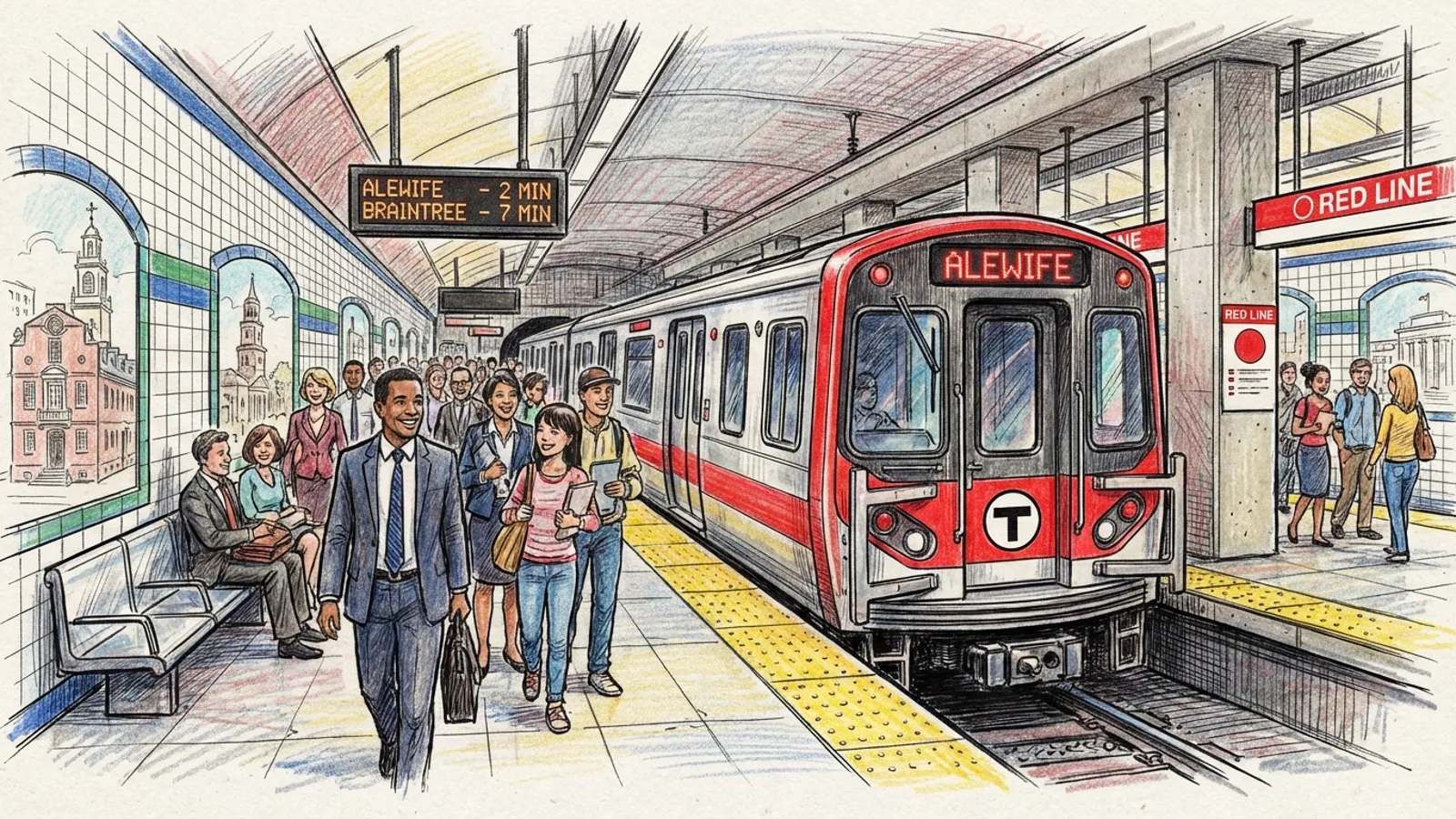 Boston Red Line Adapts After Morning Train Issues