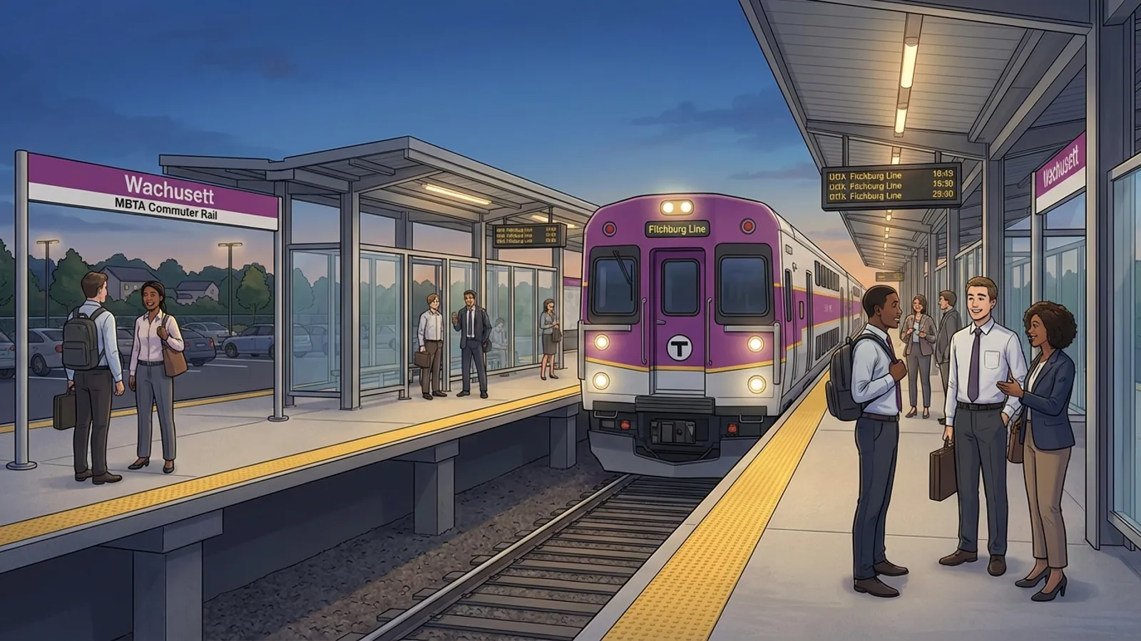 Boston Fitchburg Line Adapts Service After Train Cancellation