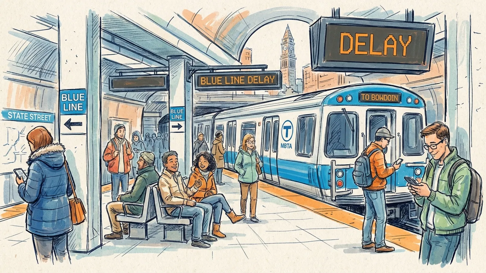 Boston Blue Line Adapts to Signal Repairs