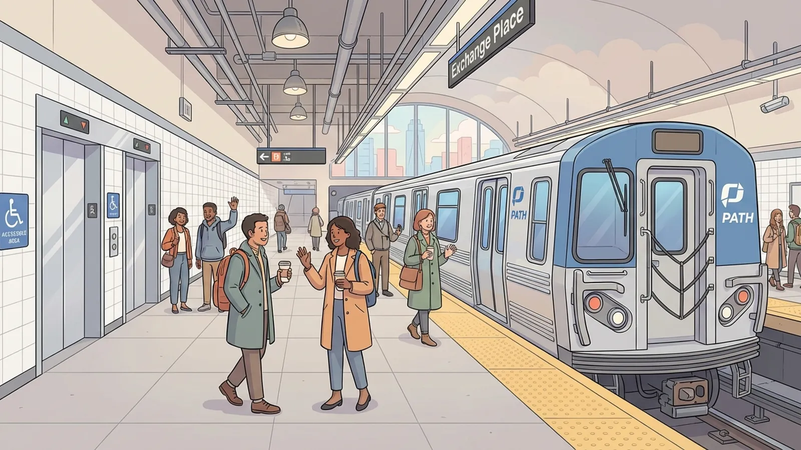 NYC PATH Works to Restore Exchange Place Access