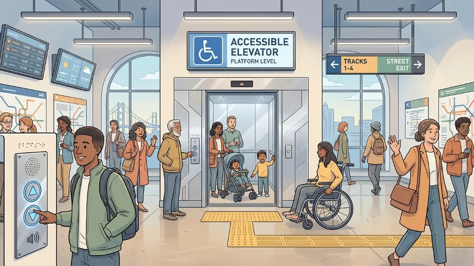 Hoboken Station Adapts Access During Elevator Repair