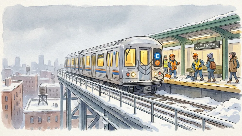 NYC Transit Crews Work Nonstop on Storm Recovery