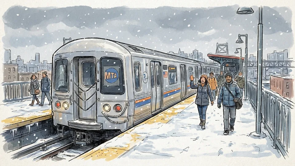 NYC Transit Adapts Service as Winter Storm Moves Through