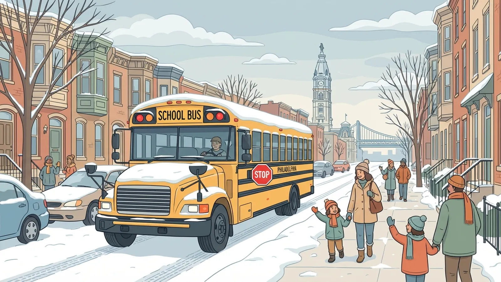 Philadelphia Schools Adapt After Snow Disruption