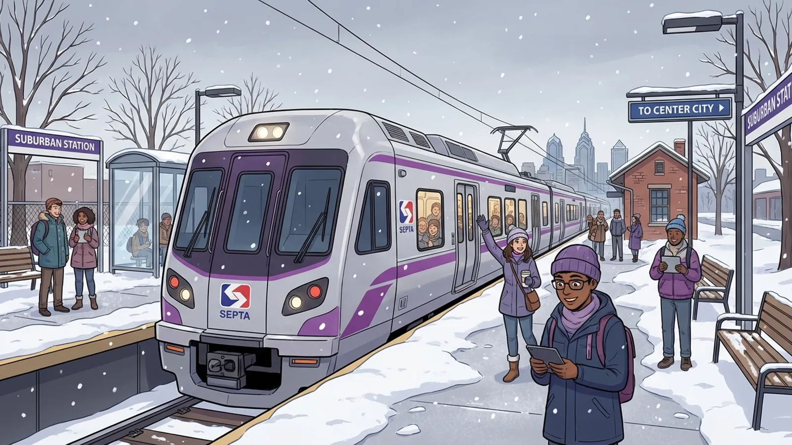 Philadelphia Transit Adapts After Winter Storm