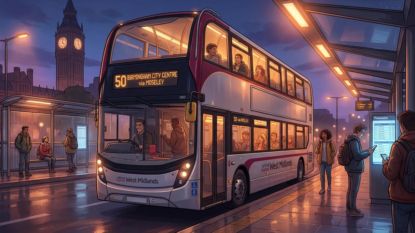 West Midlands Staff Rest — Service Runs Smoothly