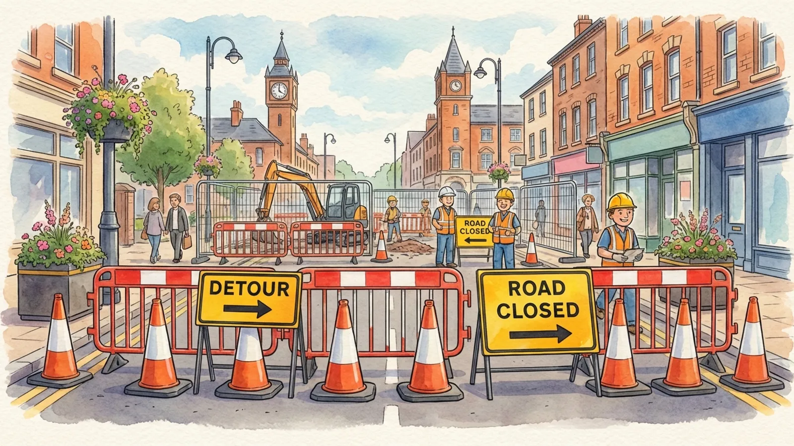 West Midlands Road Work Sparks Smarter Detours