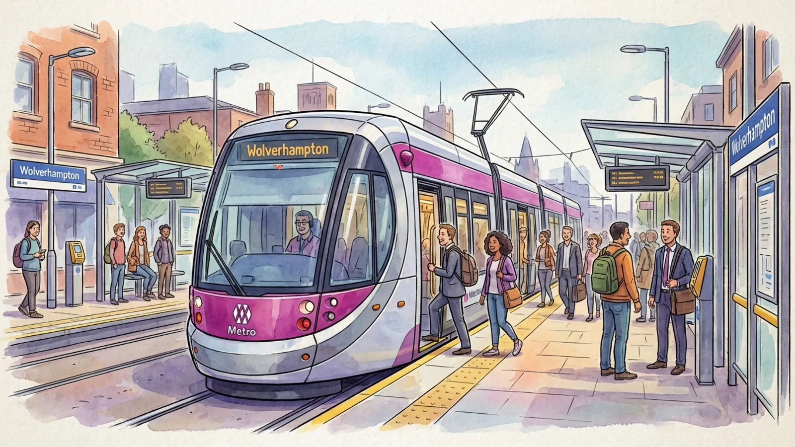 West Midlands Metro Delivers Reliable Peak Service