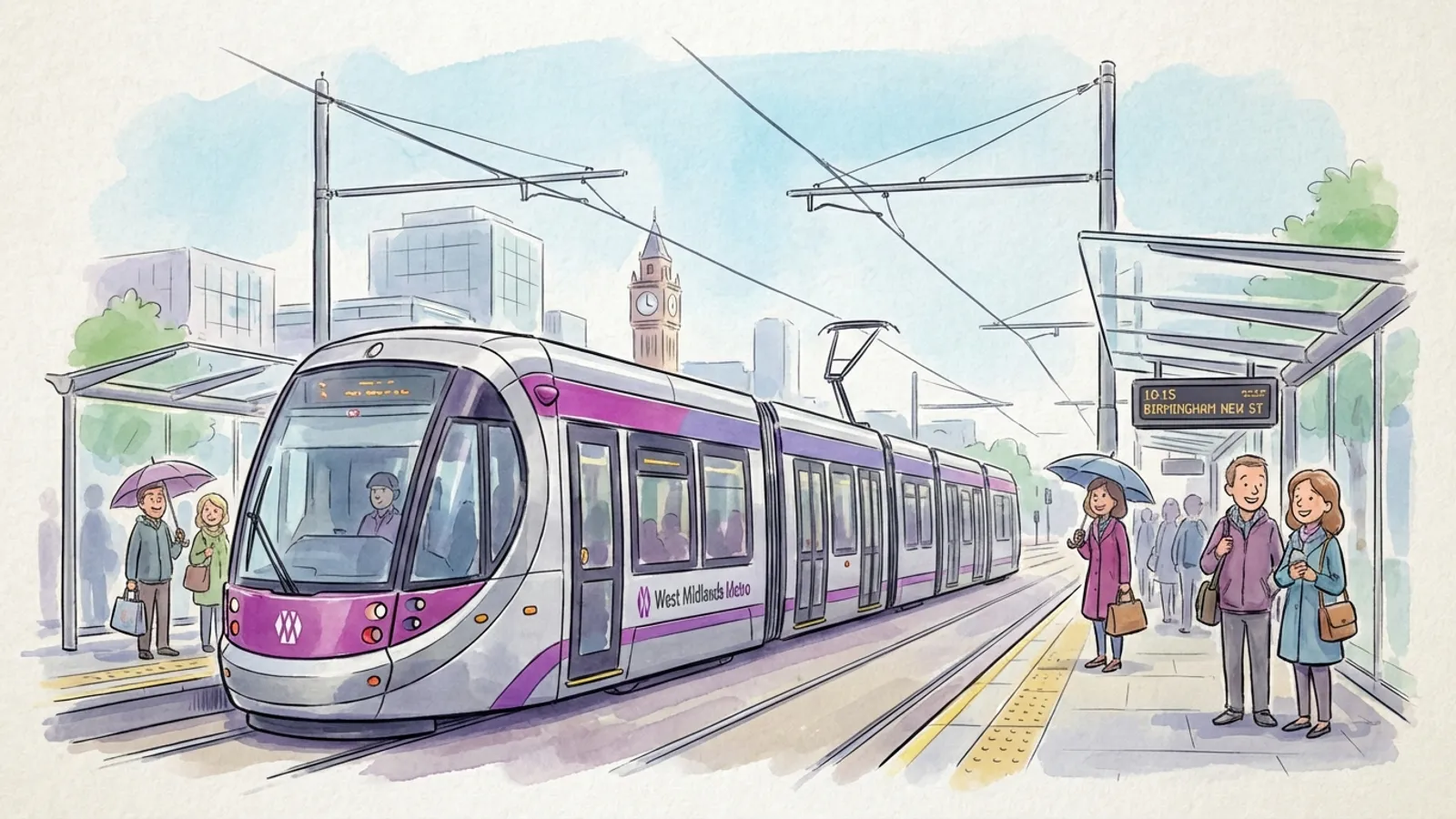 West Midlands Works to Restore Tram Service