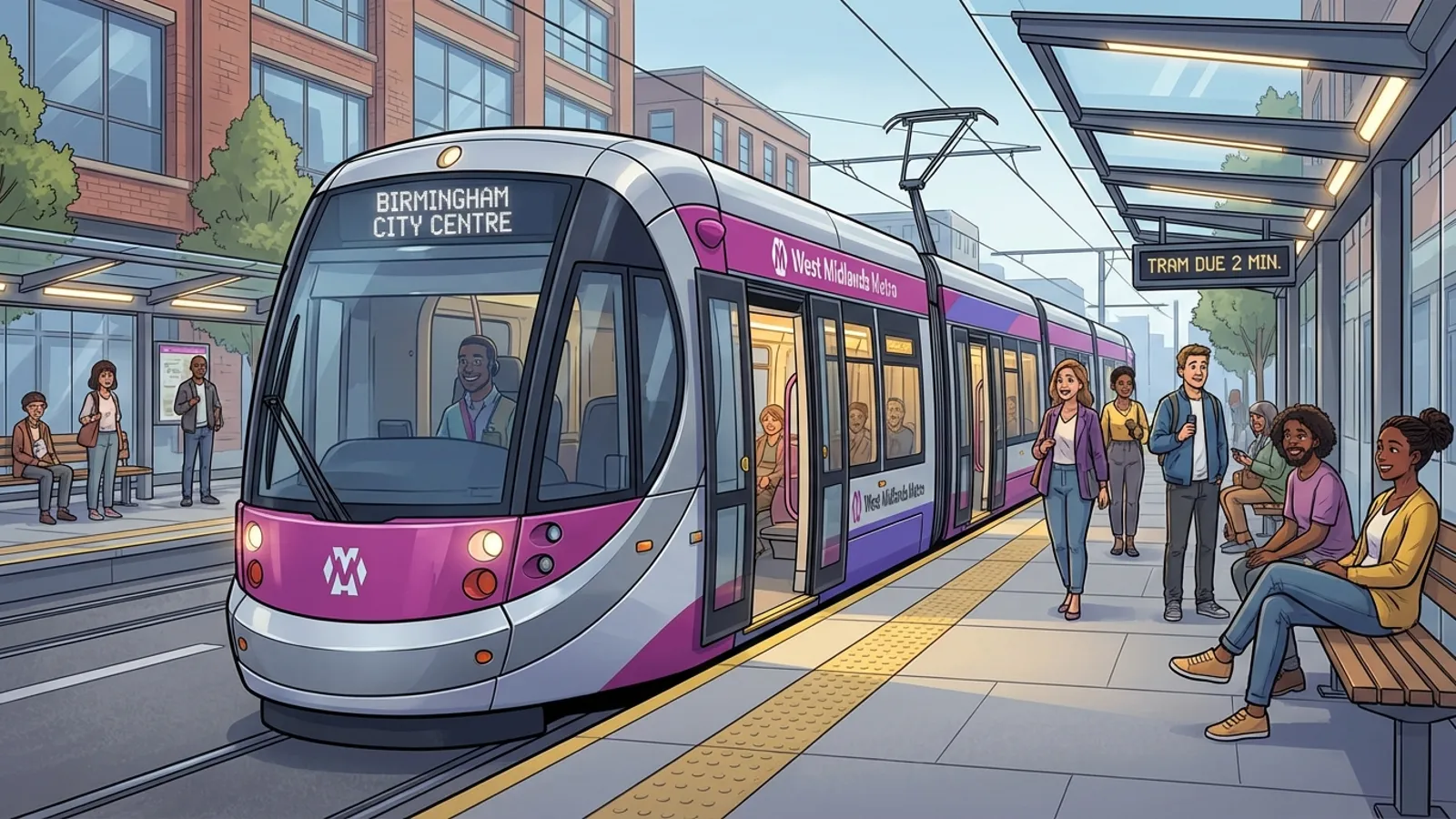 West Midlands Trams Adapting to Minor Delays