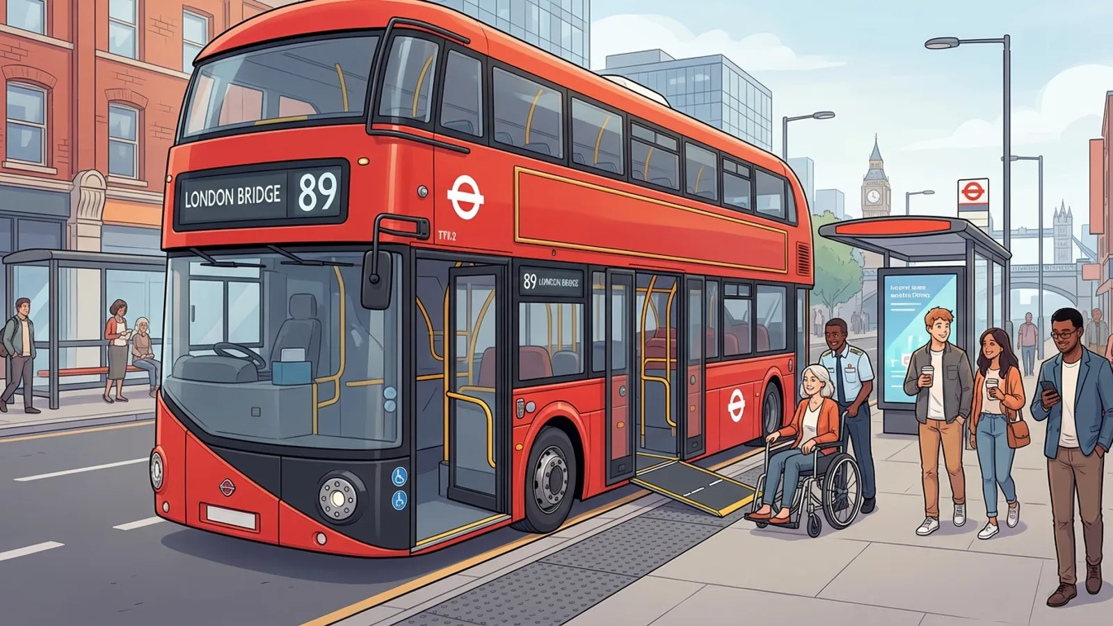 London Buses Evolving Wheelchair Access Enforcement