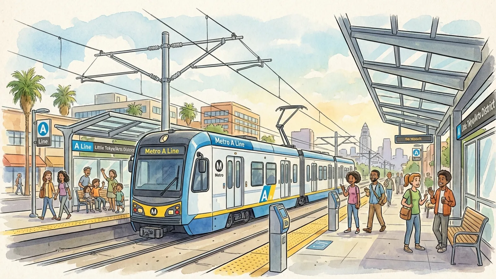 LA A Line Restored After Copper Theft Disruption