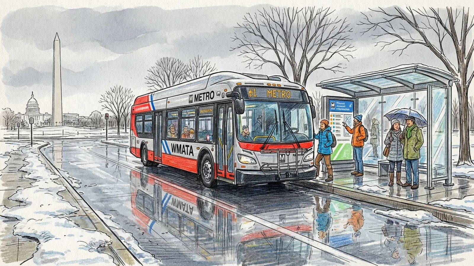 DC-Maryland-Virginia Buses Adapt to Weather Challenges