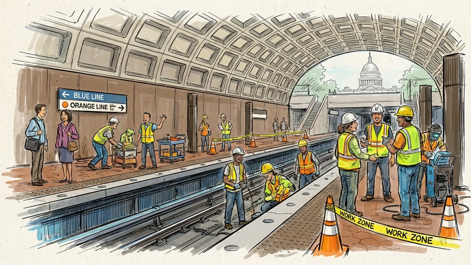 DC-Maryland-Virginia Metro Crew Tackles Station Issue