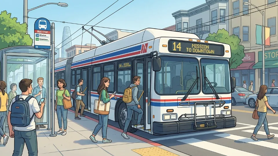 SF Line 1T Restores Service at 20th Avenue Stop