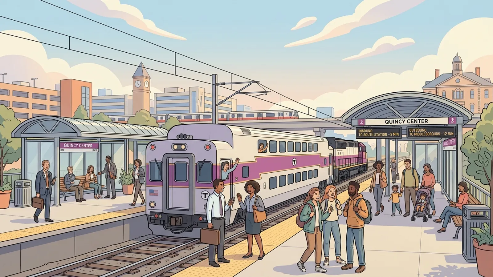 Boston MBTA Adapts After Train Mechanical Issue