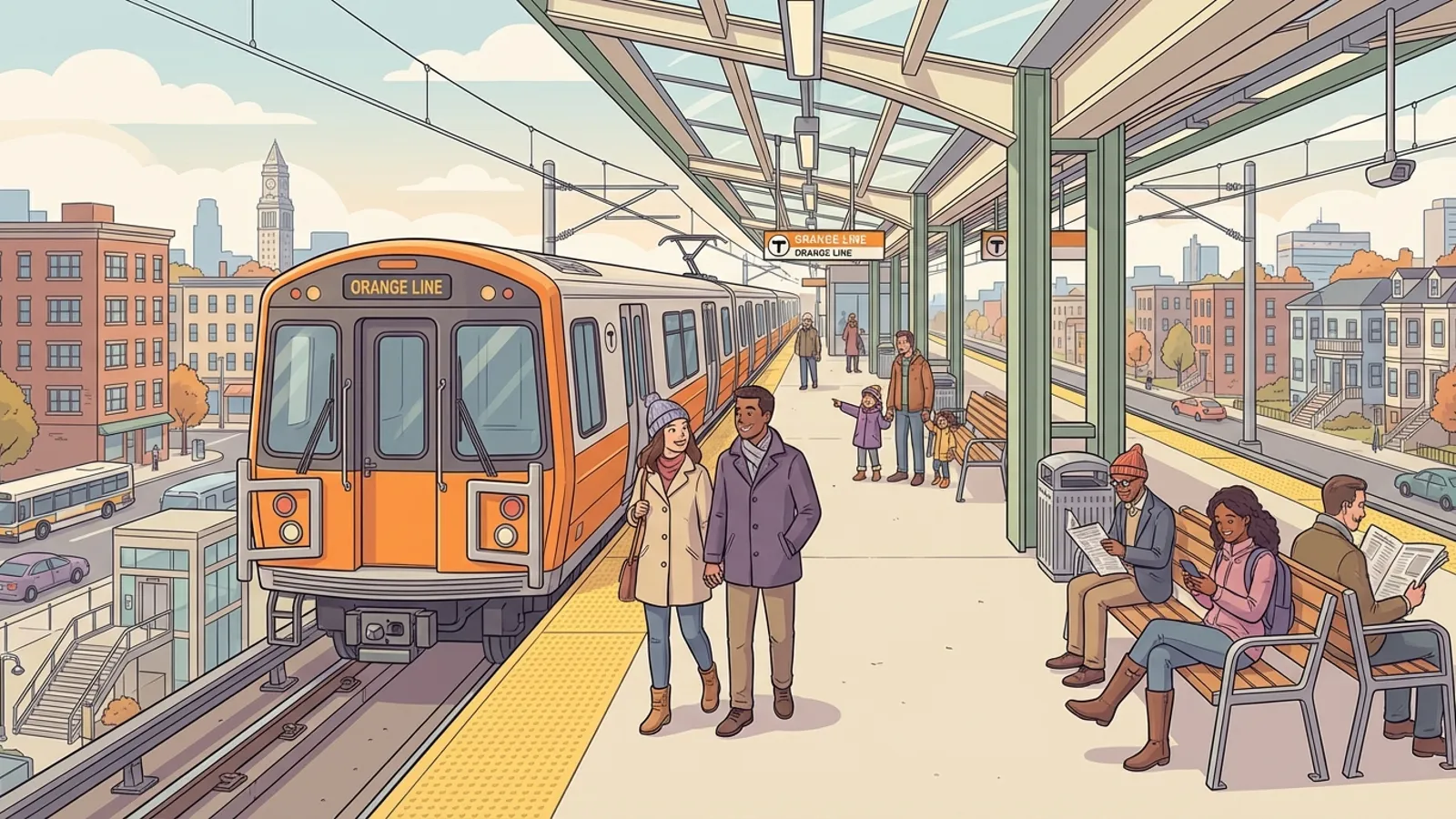 Boston Orange Line Adapts After Medical Emergency