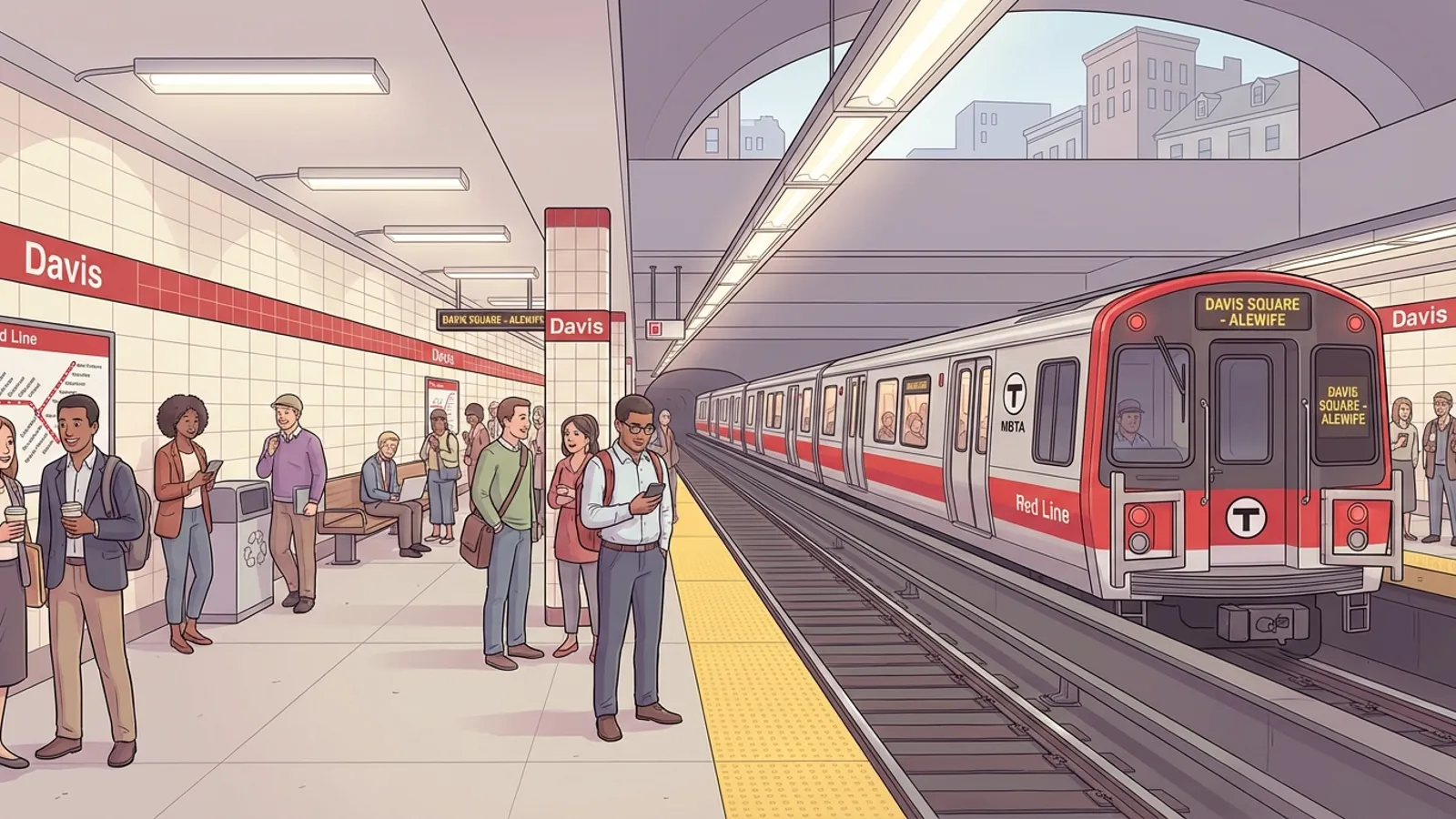 Boston Red Line Recovers After Davis Disruption