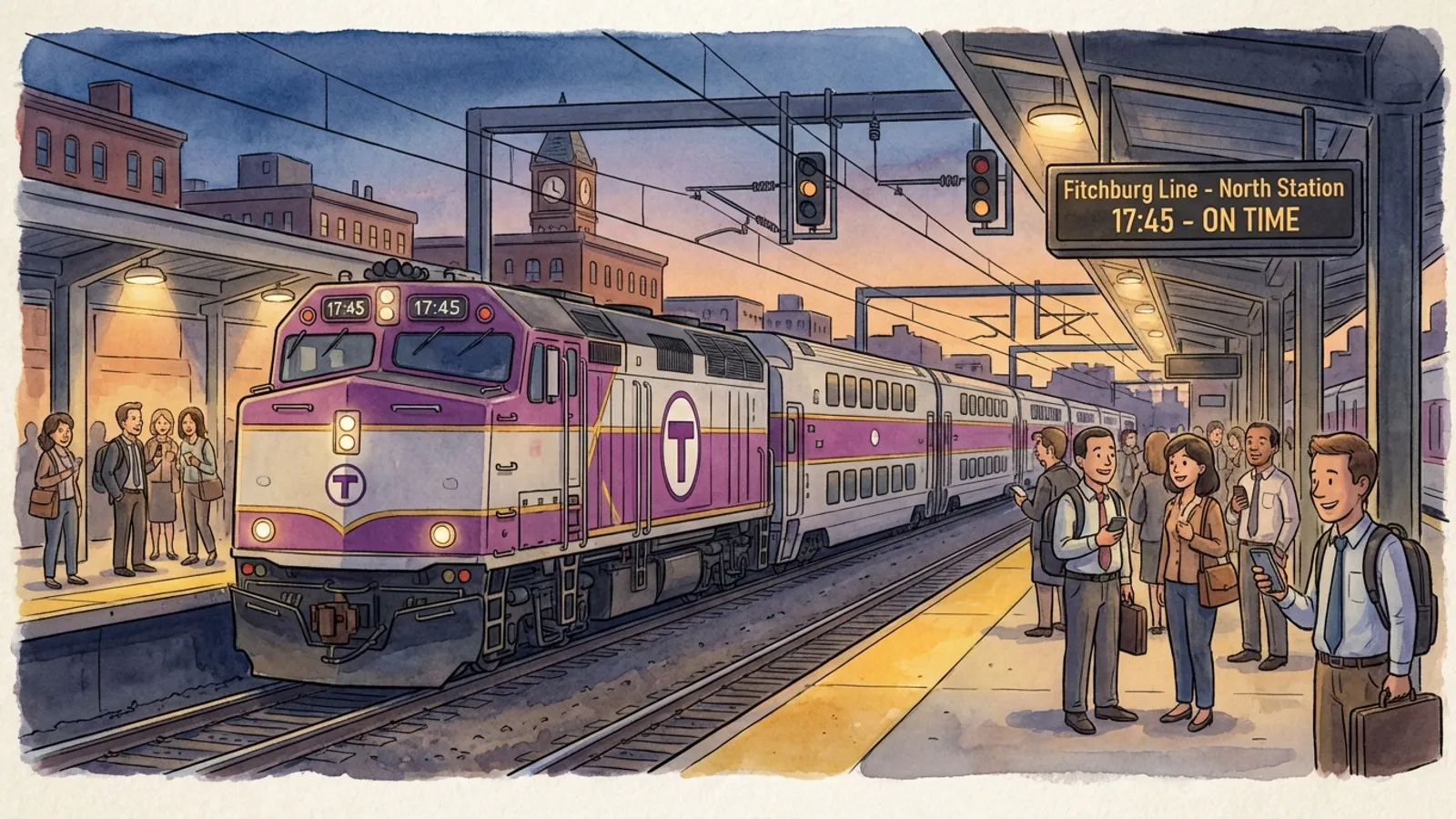 Boston Fitchburg Line Adapts After Track Obstruction