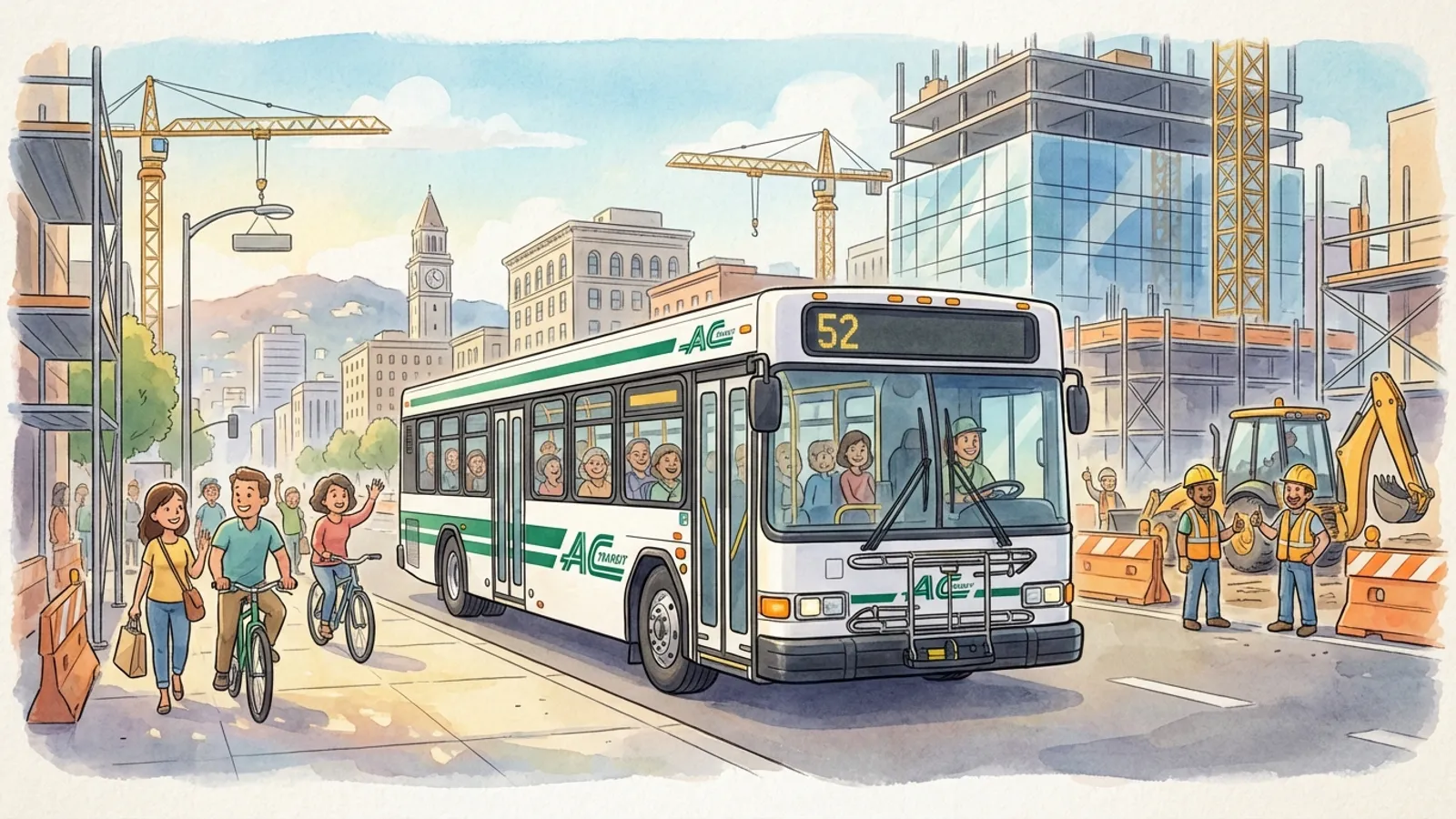 SF Line 52 Adapts Route, Service Resumes Soon