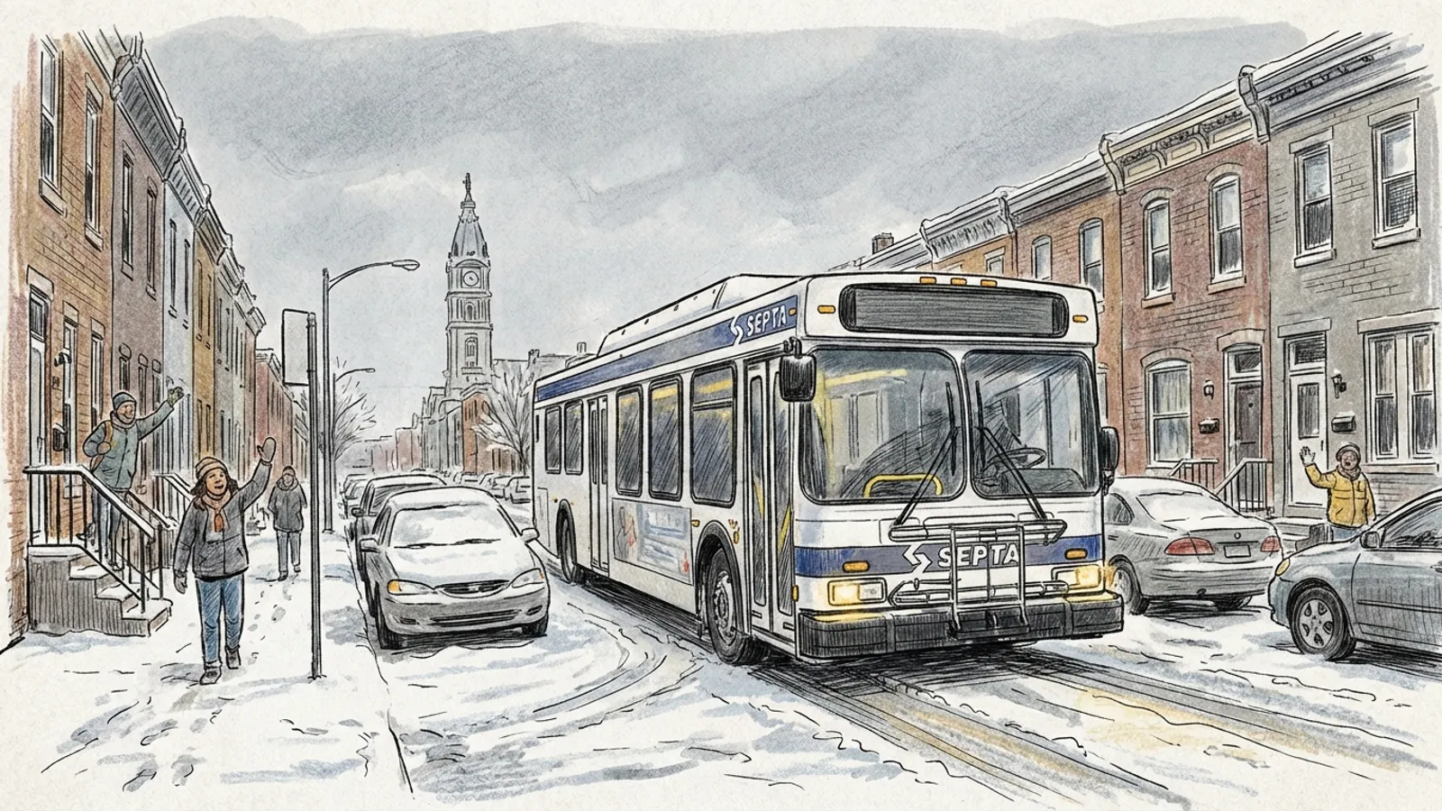 Philadelphia SEPTA Preps for Weekend Snow