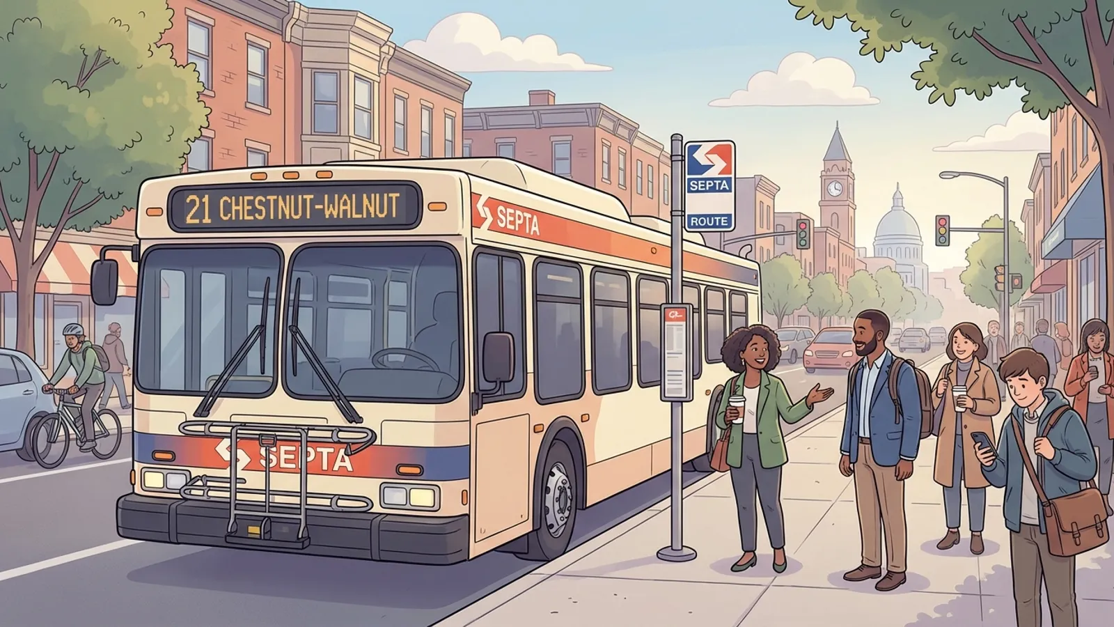 Philadelphia Route 21 Adapts After Morning Disruptions