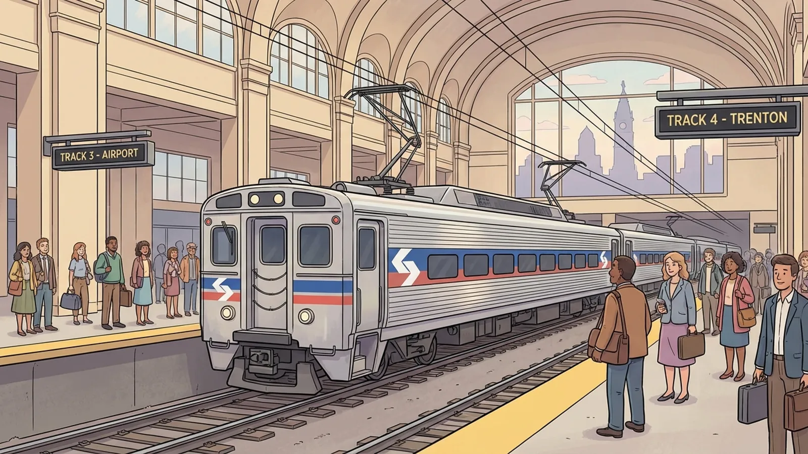 Philadelphia Train Delay Stays Minor, Service Adapts