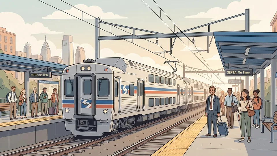 Philadelphia West Trenton Line Adapts to Minor Delay