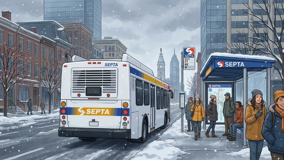Philadelphia Transit Adapts to Extreme Cold Snap