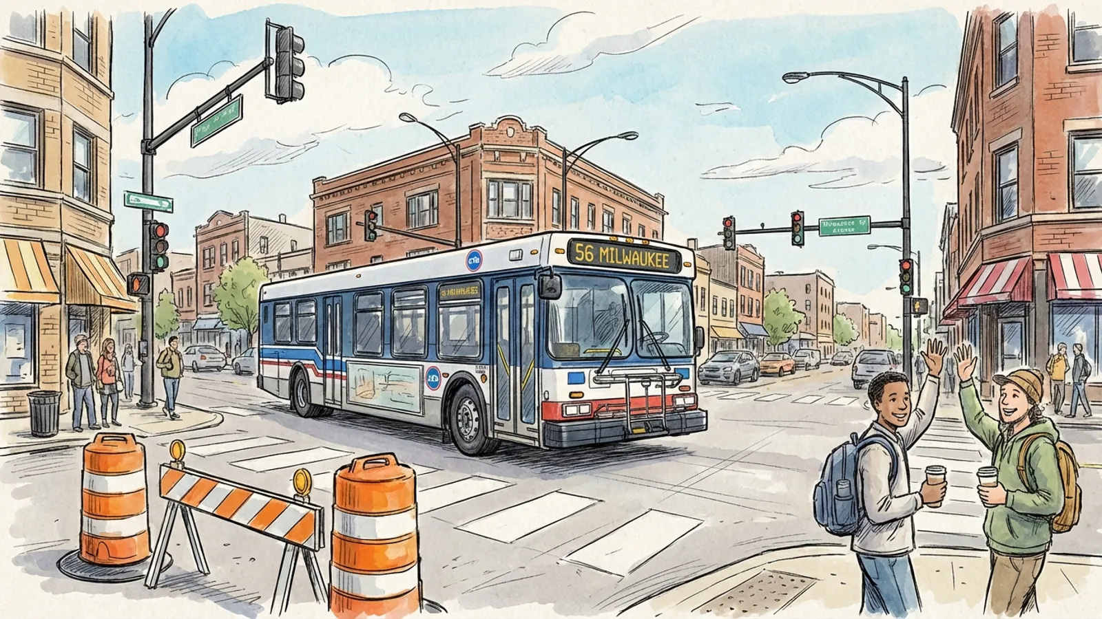 Chicago CTA Route 56 Rerouted — Riders Adapt