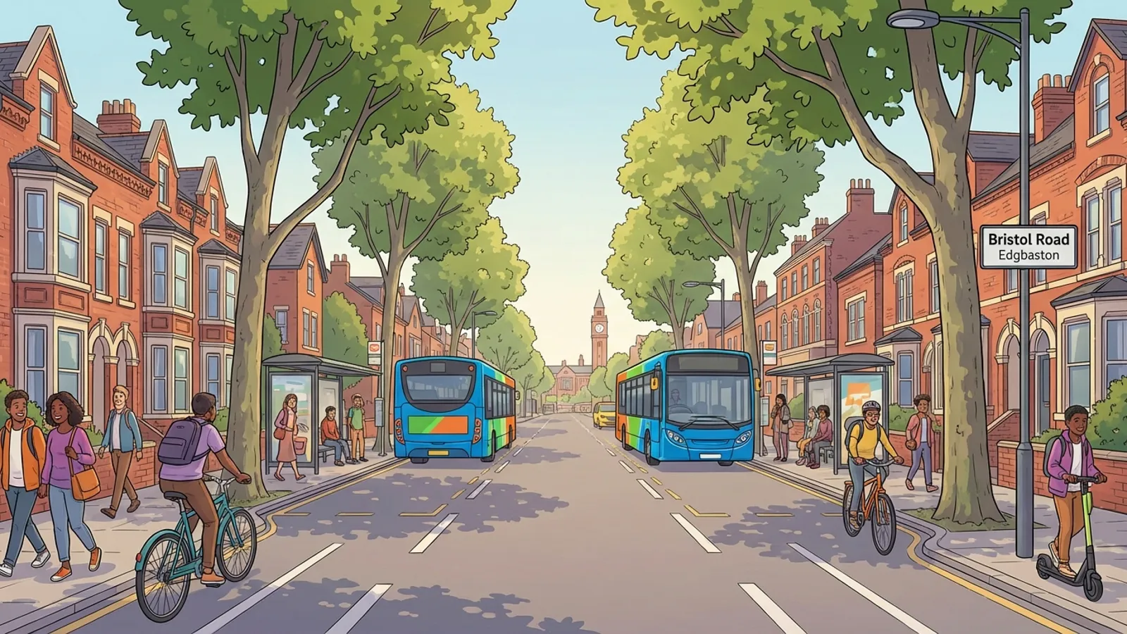 West Midlands Tree Work Improves Bristol Road Safety