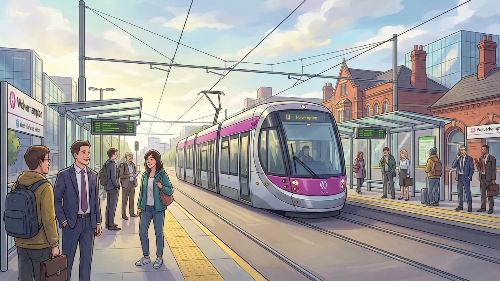 West Midlands Trams Adjust Service — Riders Adapt
