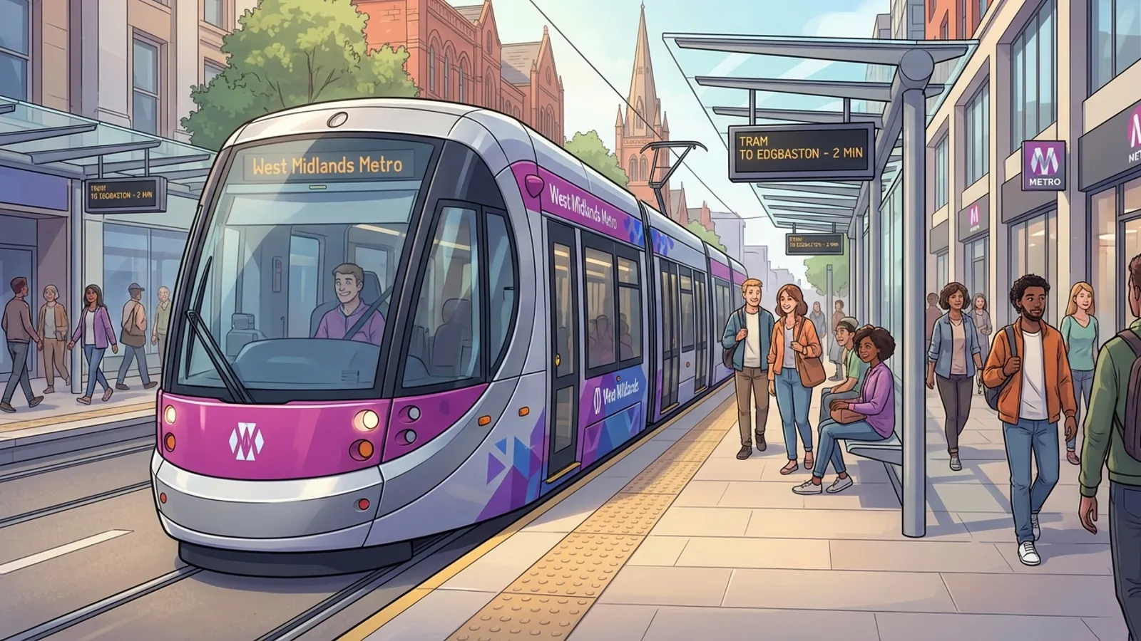 West Midlands Trams Adapting After Emergency Incident