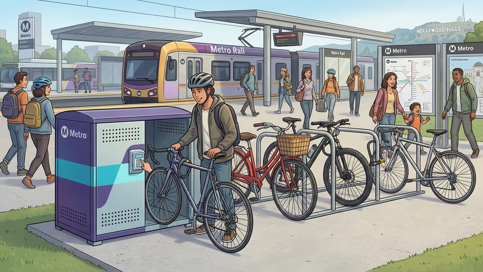 LA Metro Offers Free Rides to Cyclists This May